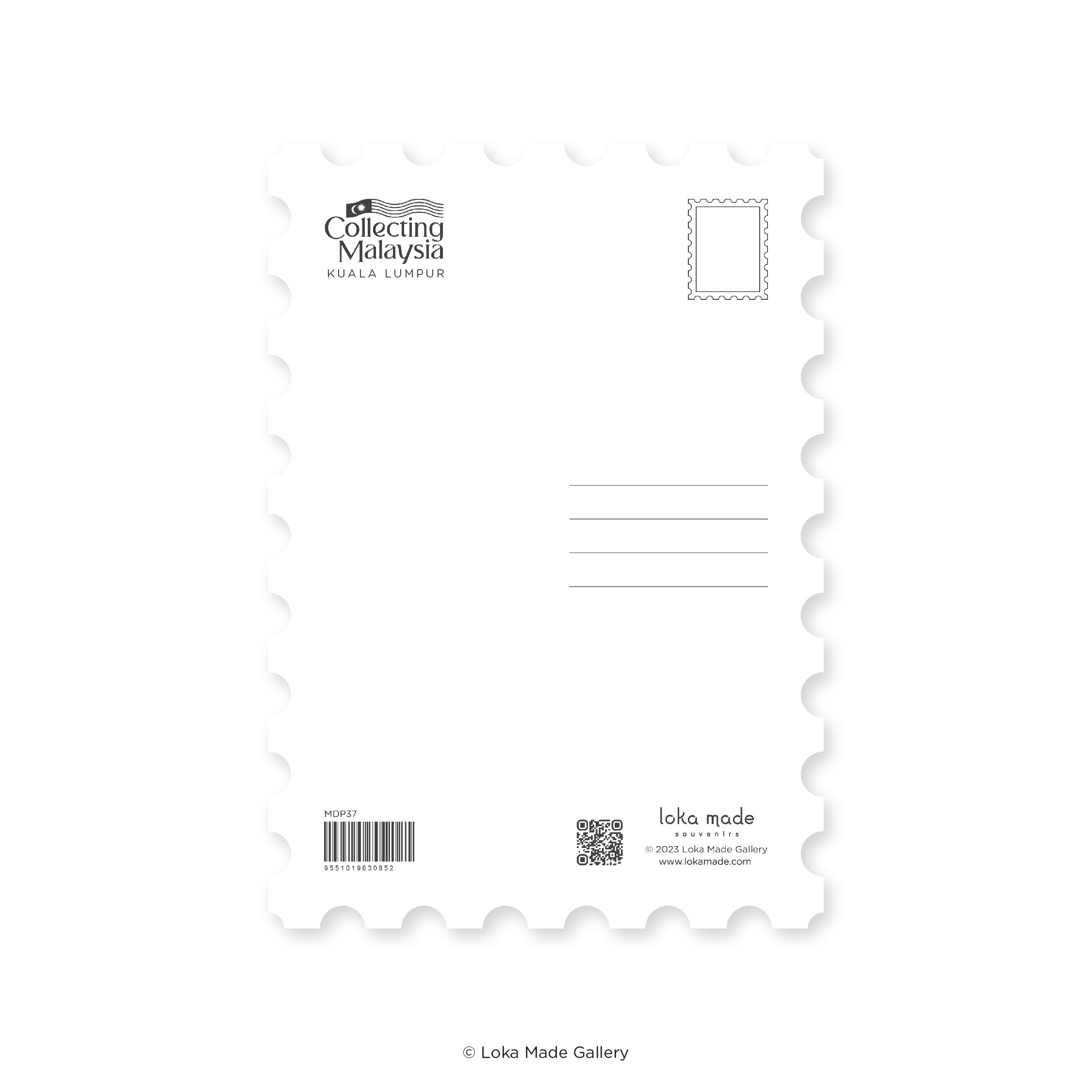 Collecting Malaysia Kuala Lumpur - Shaped Postcard