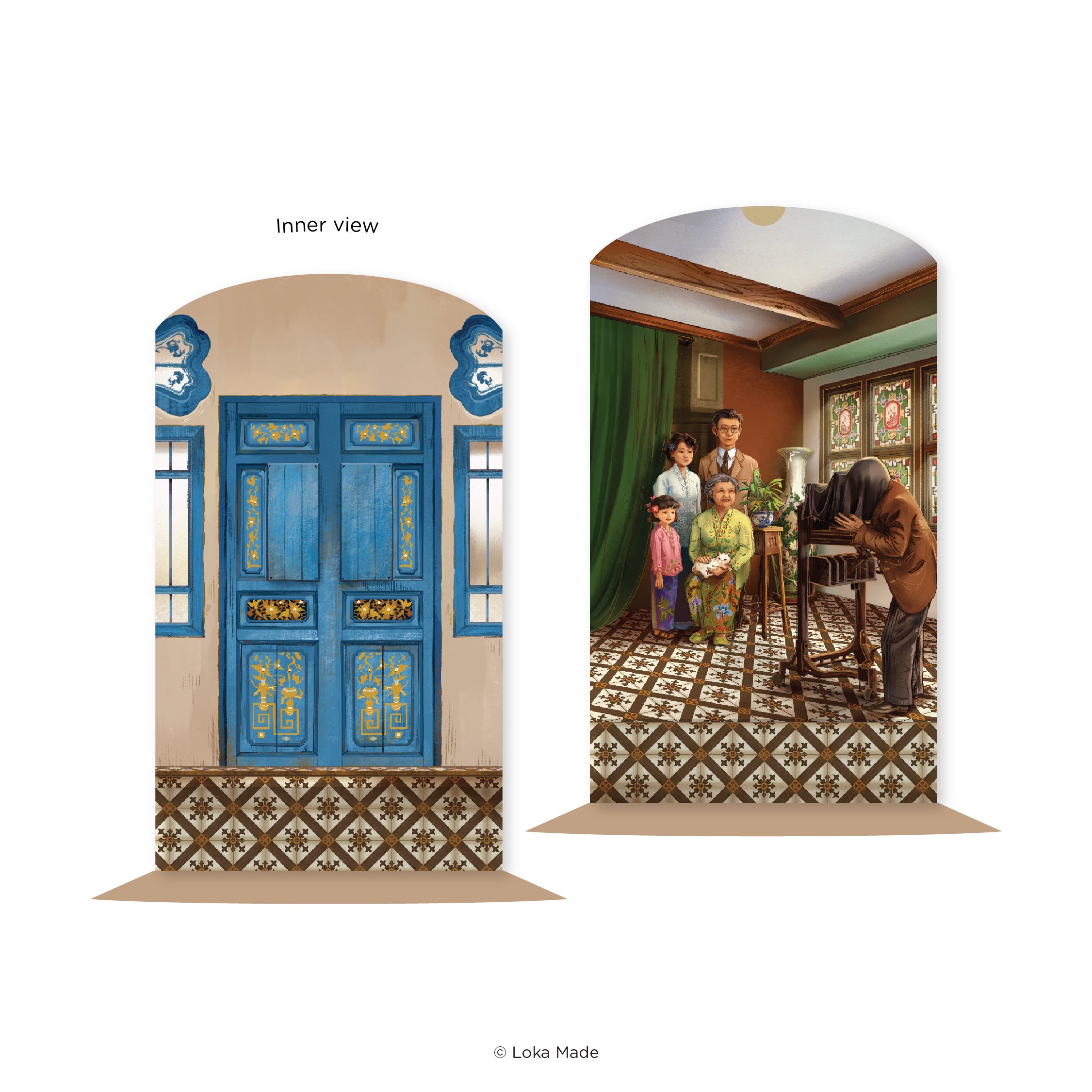 Nyonya's Memoir 2.0 Postcard Collectible Set (4in1)