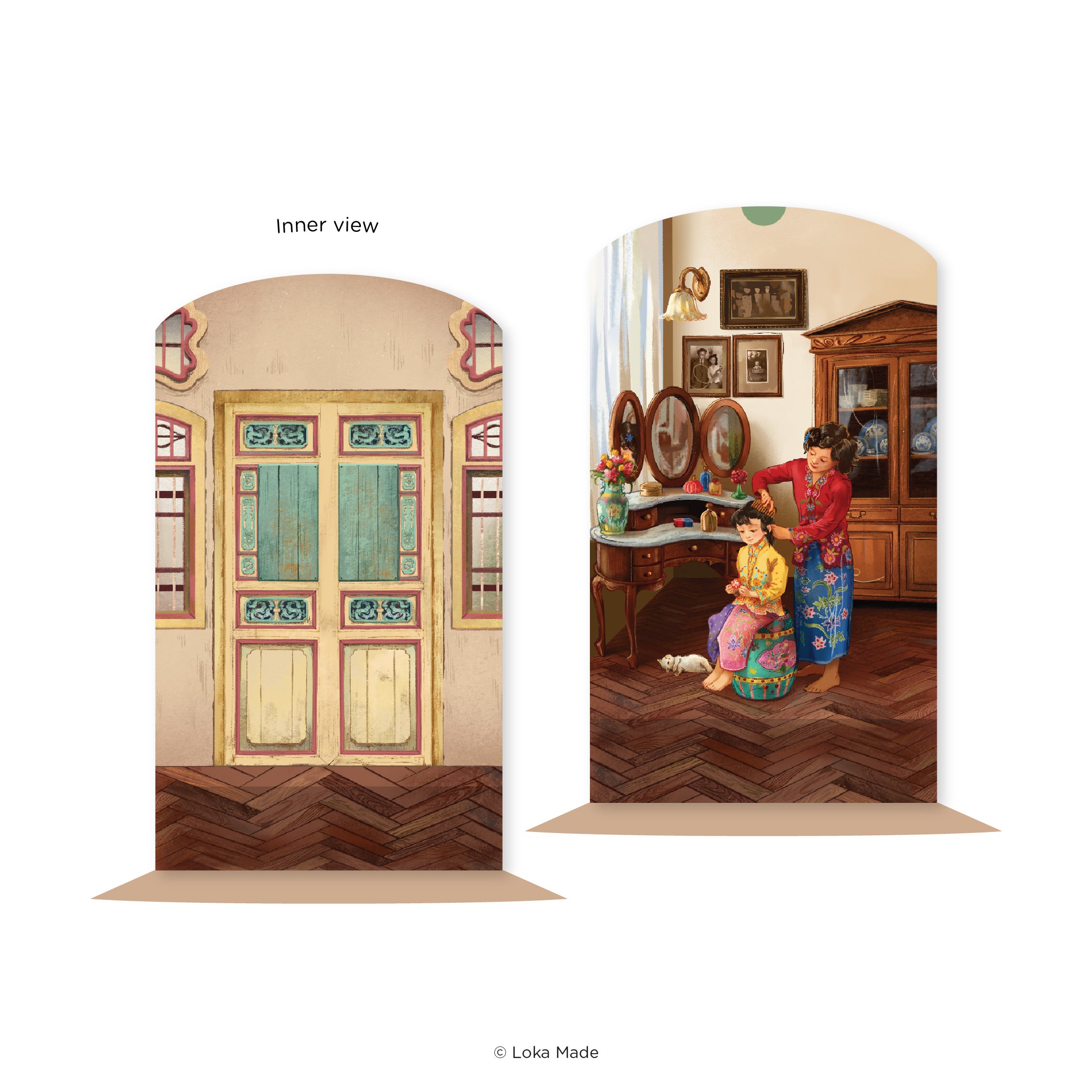 Nyonya's Memoir 2.0 Postcard Collectible Set (4in1)