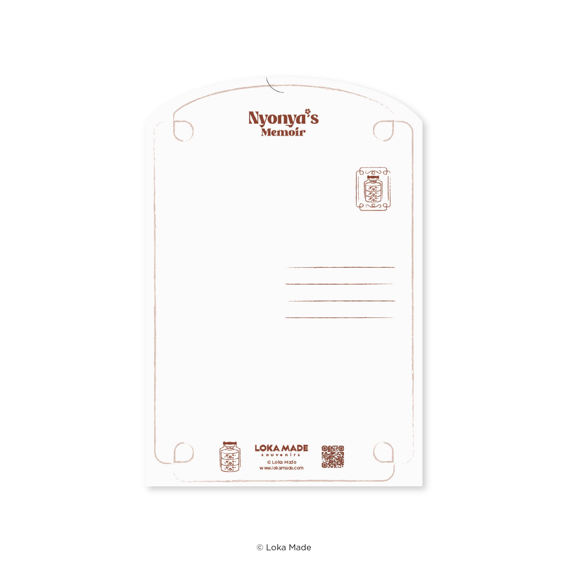 Nyonya’s Memoir 2.0 : Banquet of Smiles - Shaped Postcard