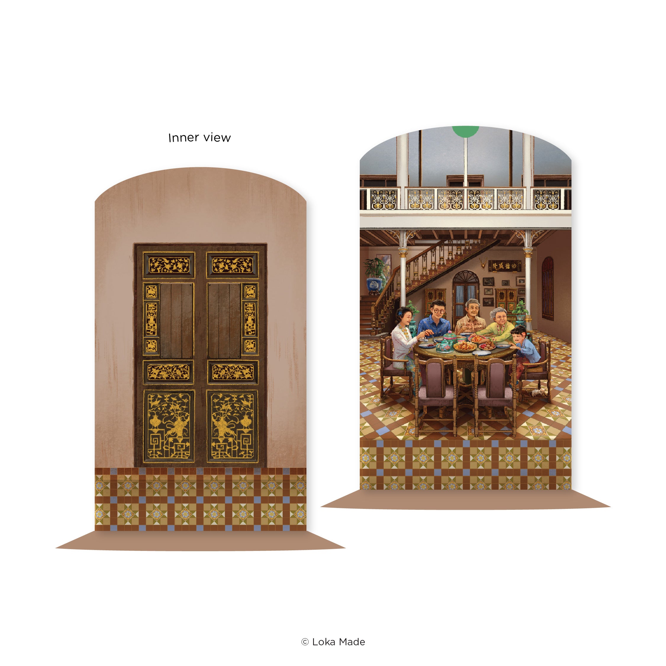 Nyonya's Memoir 2.0 Postcard Collectible Set (4in1)