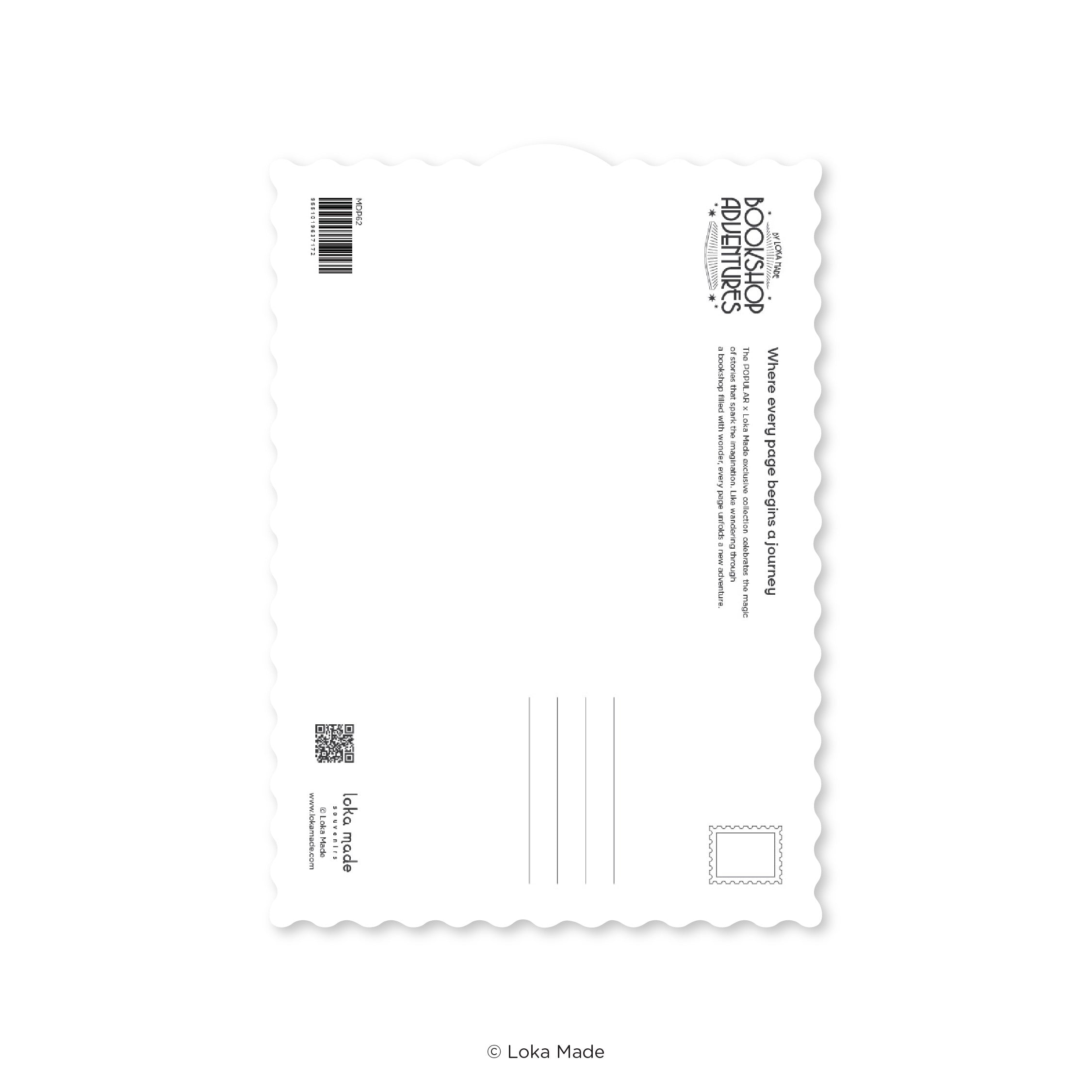 Bookshop Adventures 'Midnight Pages' - Postcard