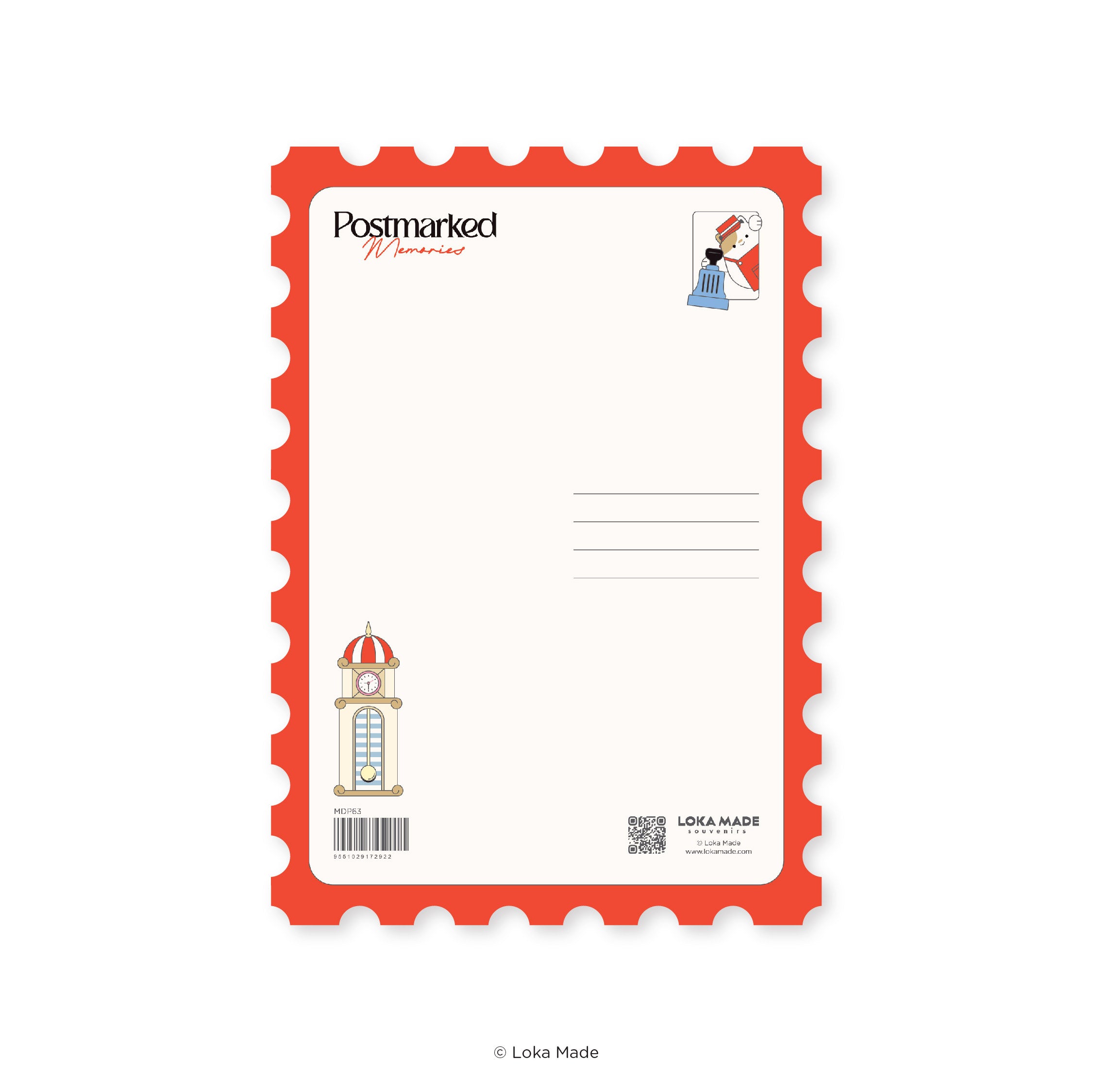 Postmarked Memories - Postcard