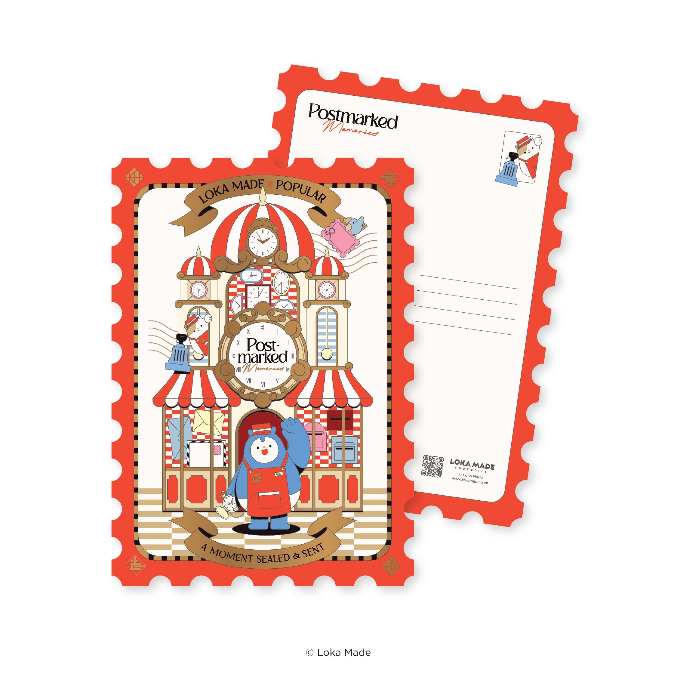 Postmarked Memories - Postcard