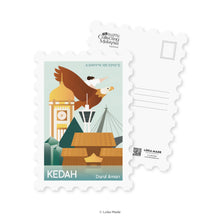 Load image into Gallery viewer, Collecting Malaysia: Kedah - Shaped Postcard
