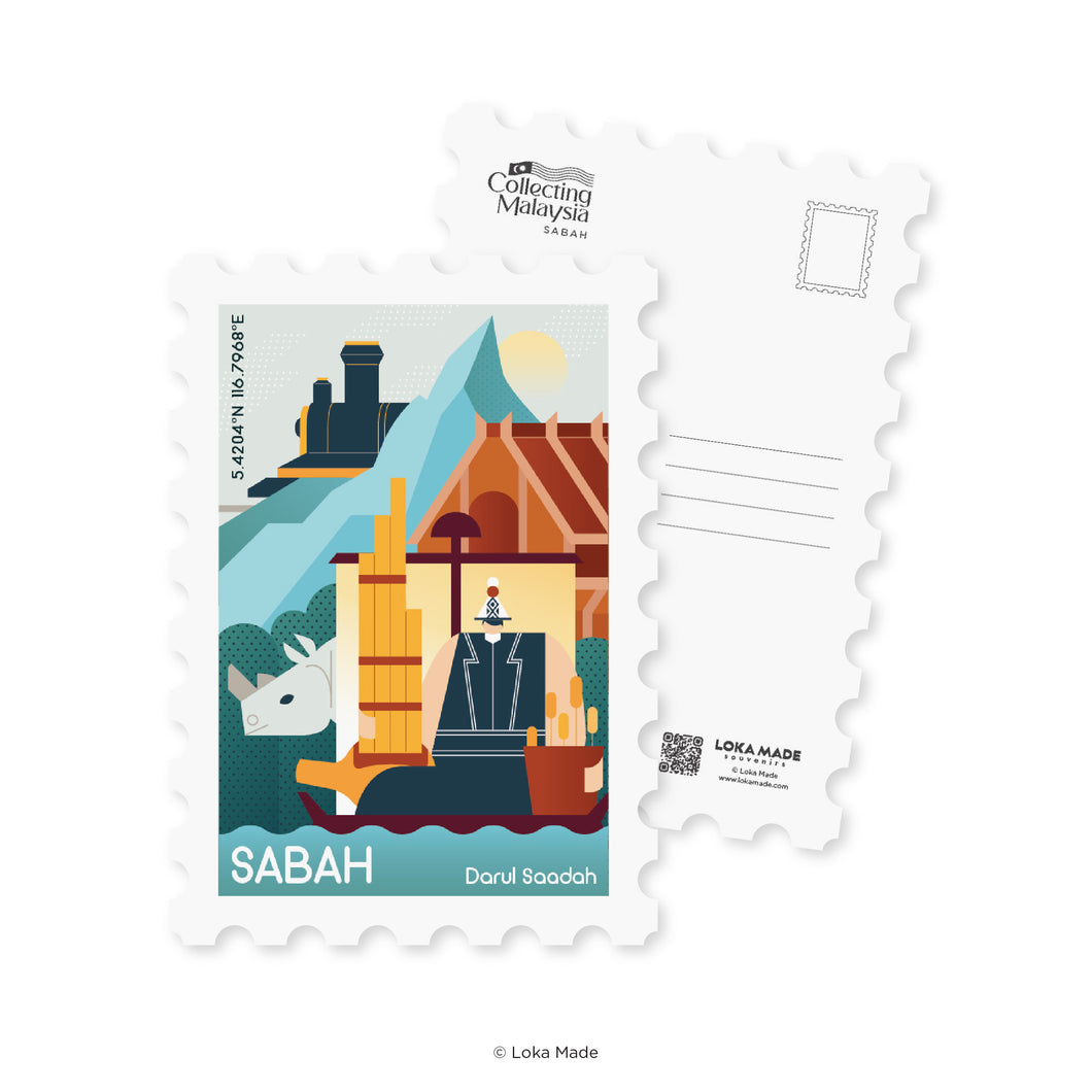Collecting Malaysia: Sabah - Shaped Postcard