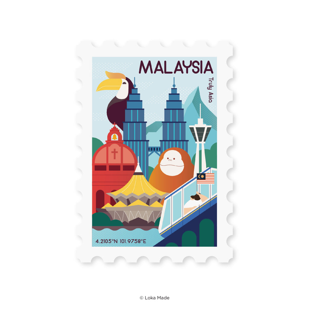 Collecting Malaysia: Malaysia 2 - Shaped Postcard