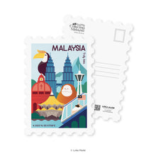 Load image into Gallery viewer, Collecting Malaysia: Malaysia 2 - Shaped Postcard
