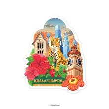 Load image into Gallery viewer, Malaysia Stripes - Shaped Postcard

