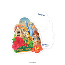 Load image into Gallery viewer, Malaysia Stripes - Shaped Postcard
