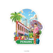 Load image into Gallery viewer, Penang Pastel - Shaped Postcard
