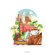 Load image into Gallery viewer, Melaka&#39;s Hidden Realm - Shaped Postcard
