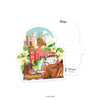 Melaka's Hidden Realm - Shaped Postcard