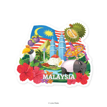Load image into Gallery viewer, Flavors of Malaysia - Shaped Postcard
