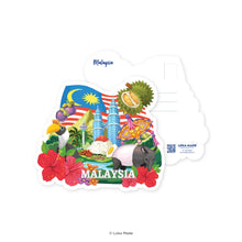 Load image into Gallery viewer, Flavors of Malaysia - Shaped Postcard
