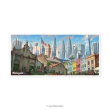 Load image into Gallery viewer, MPA11 Panorama Postcard: Malaysia Cityscapes 2
