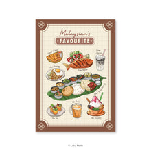 Load image into Gallery viewer, Malaysian&#39;s Favourite: Dinner - Malaysia Postcard
