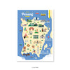 Map of the Penang Island - Malaysia Postcard