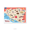 Map of Melaka - Malaysia Postcard