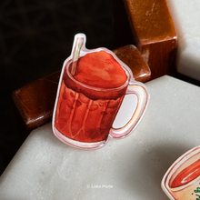 Load image into Gallery viewer, Minum-minuman &#39;3 Layer Tea &amp; Milo Dinosaur&#39; - Deco Acrylic Pin
