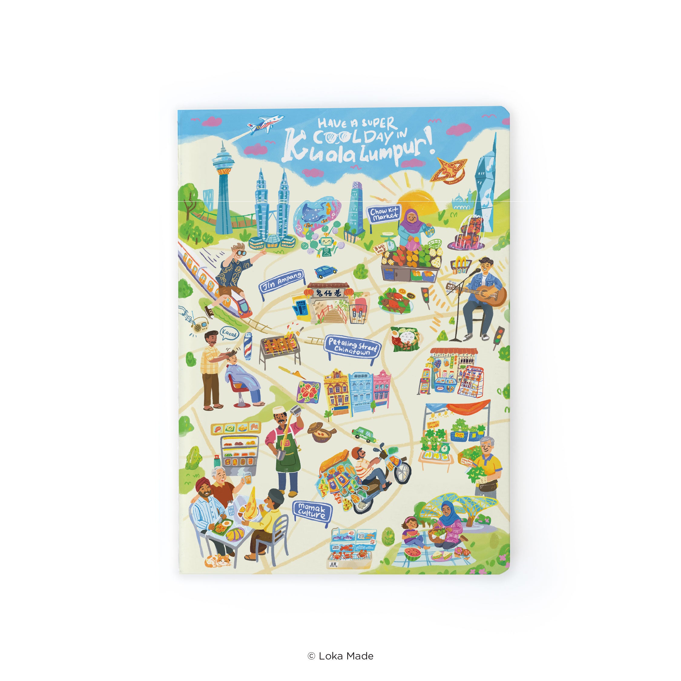 Doodle Land: Have A Super Cool Day in Kuala Lumpur - Notebook
