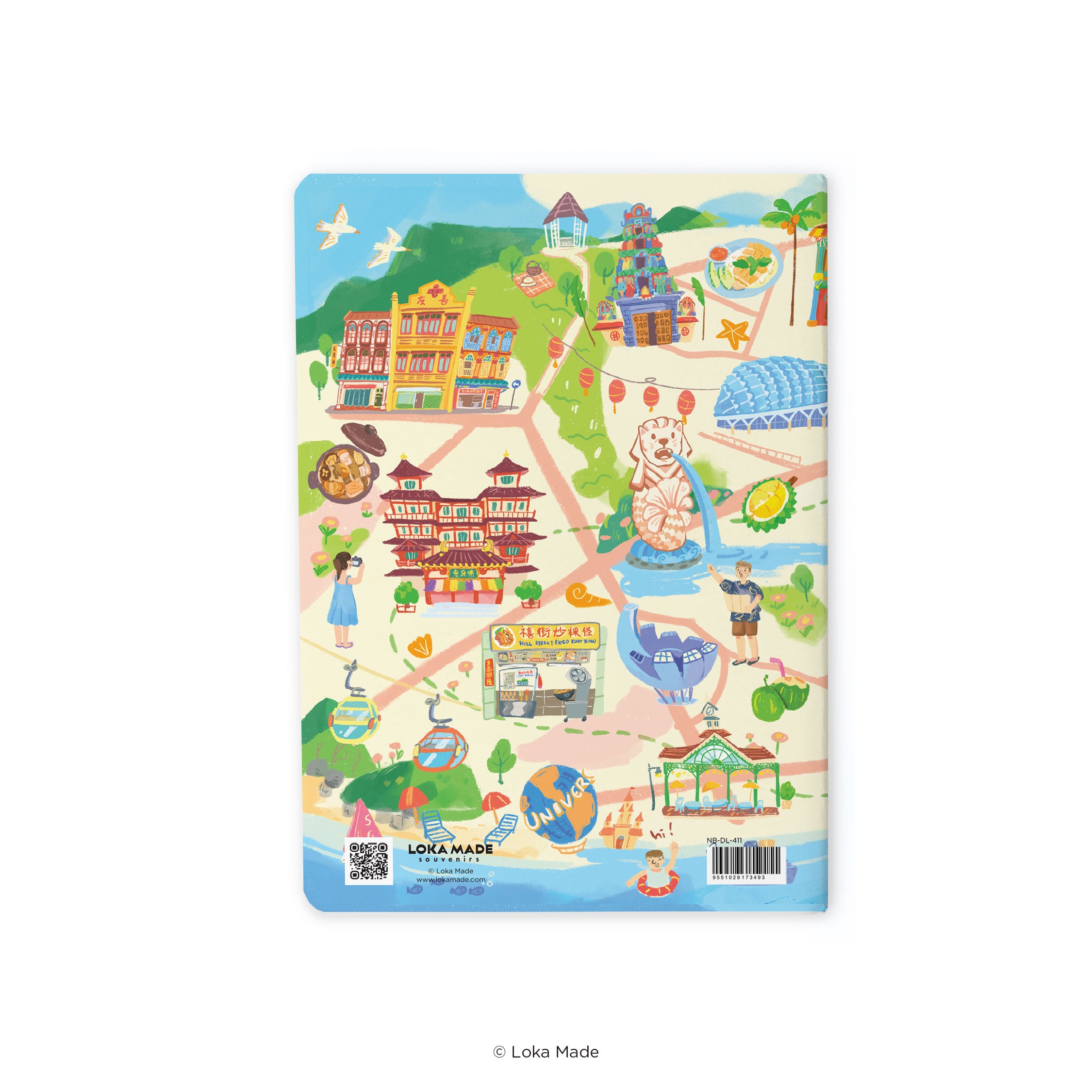 Doodle Land: Hello Singapore - Notebook