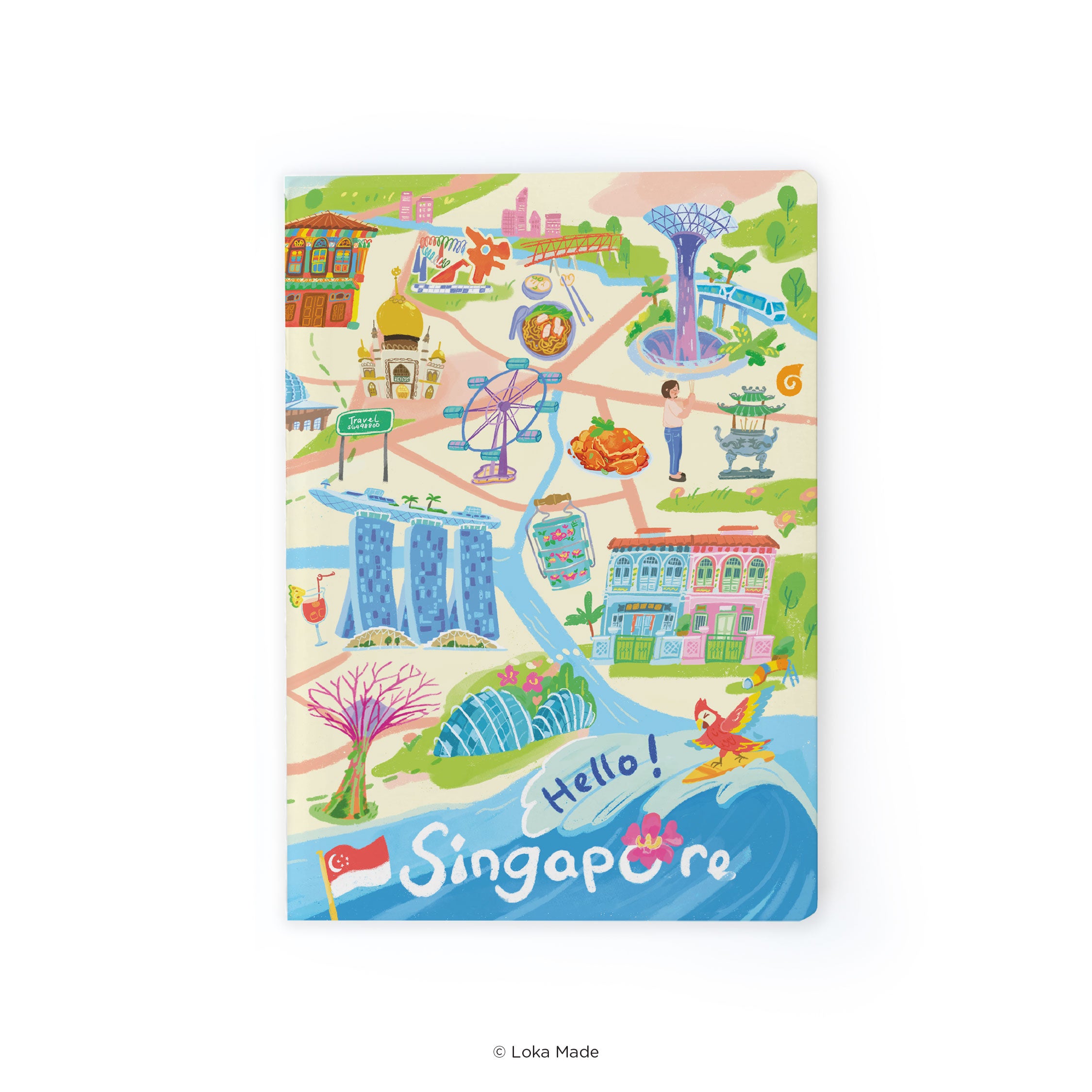 Doodle Land: Hello Singapore - Notebook