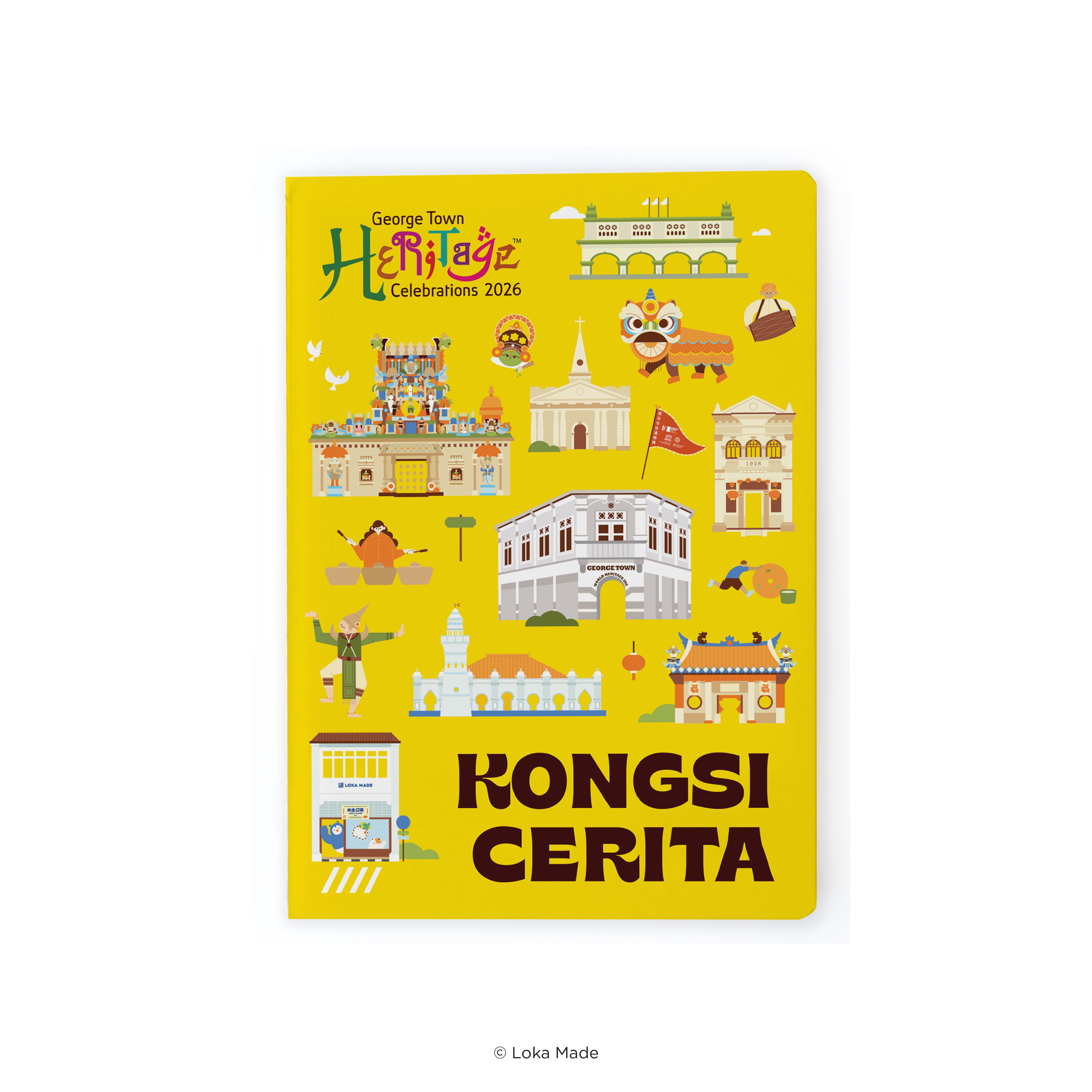 George Town Heritage Celebrations 2026: Kongsi Cerita - A5 Notebook