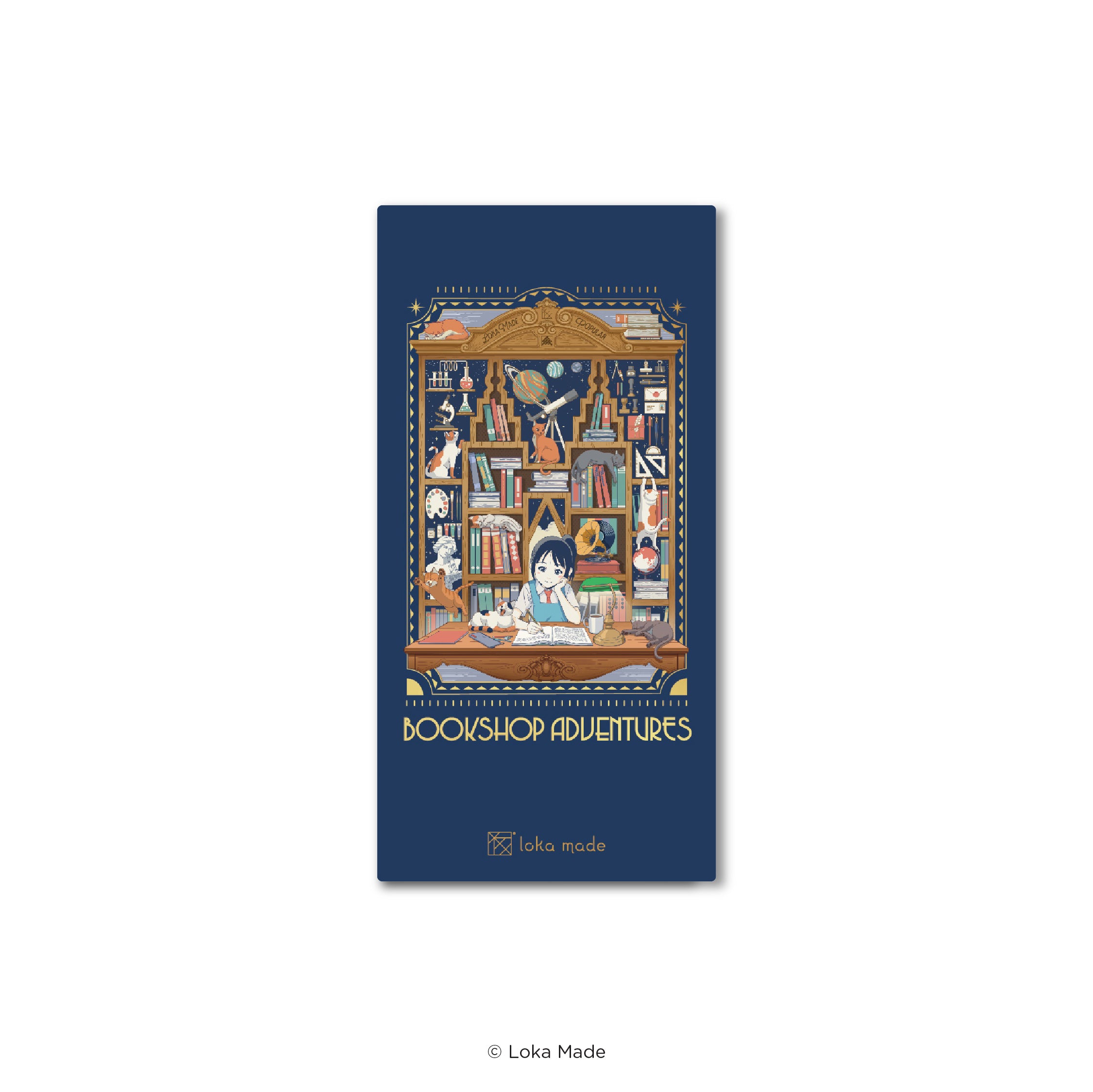 Bookshop Adventures 'Midnight Pages' - Stamp Book