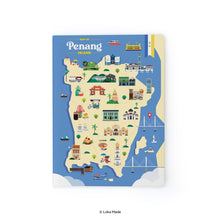 Load image into Gallery viewer, Map of the Penang Island - Notebook
