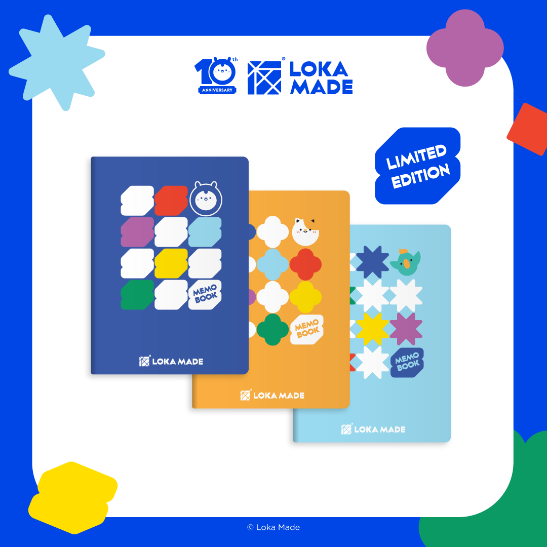 Loka Made 10th Anniversary - 3-in-1 Mini Notebook