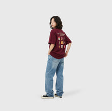 Load image into Gallery viewer, Oxwhite x Loka Made CNY Good Old Days Tee: The Nolstagia Pack (Burgundy)
