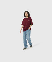 Load image into Gallery viewer, Oxwhite x Loka Made CNY Good Old Days Tee: The Nolstagia Pack (Burgundy)

