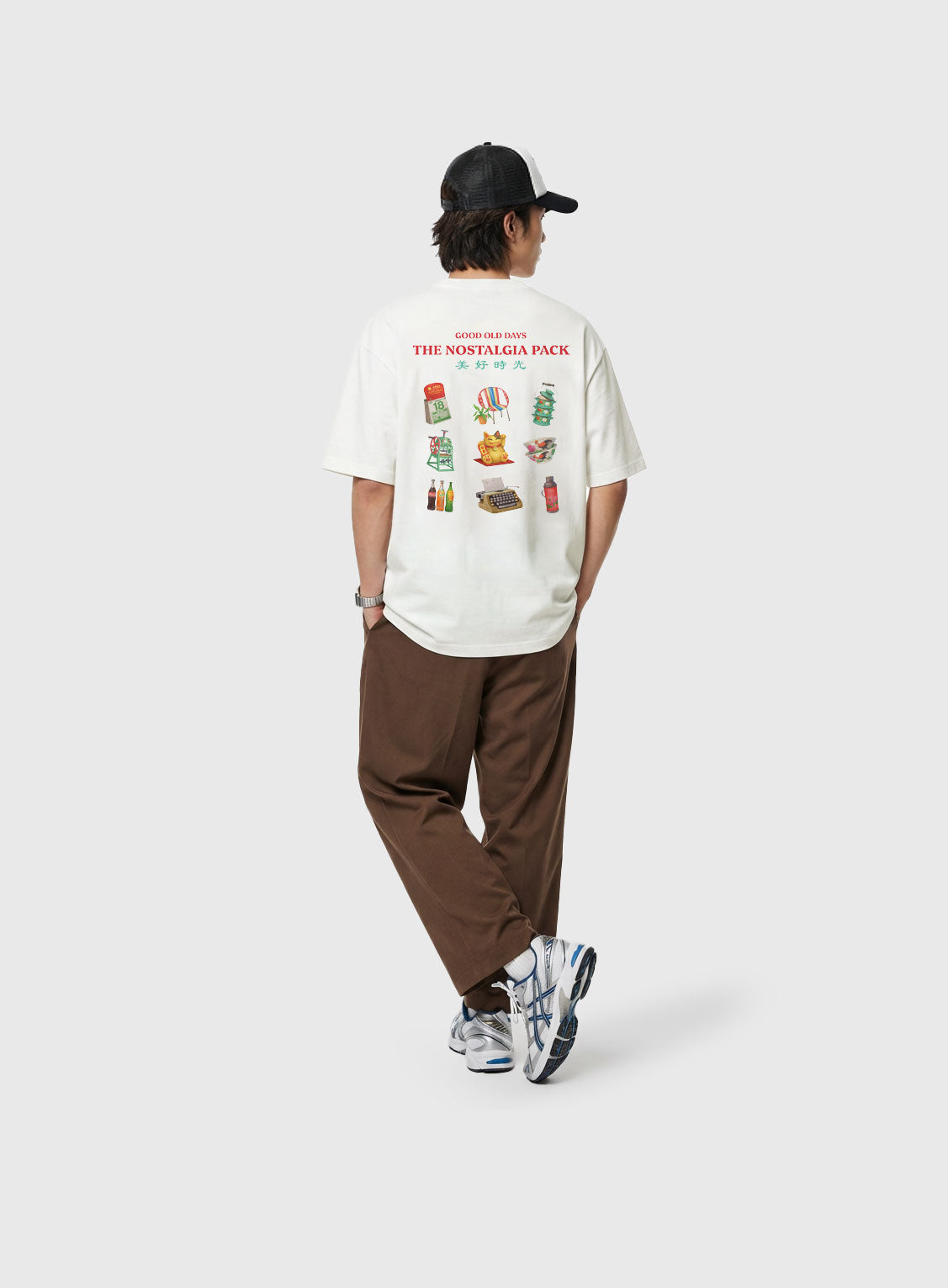 Oxwhite x Loka Made CNY Good Old Days Tee: The Nolstagia Pack (White)