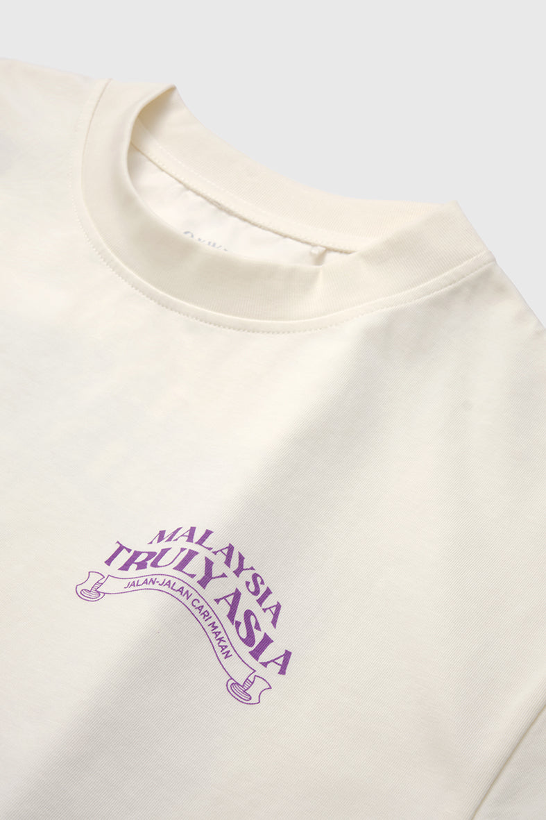Oxwhite x Loka Made Truly Asia Print Tee: Cari Makan