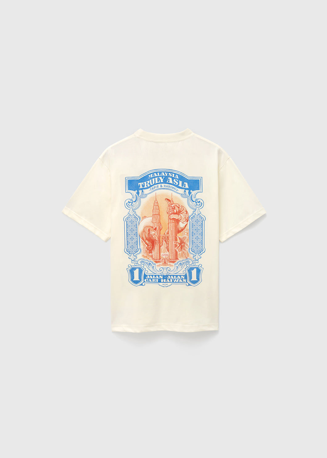 Oxwhite x Loka Made Truly Asia Print Tee: Cari Haiwan