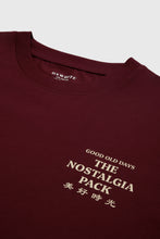Load image into Gallery viewer, Oxwhite x Loka Made CNY Good Old Days Tee: The Nolstagia Pack (Burgundy)

