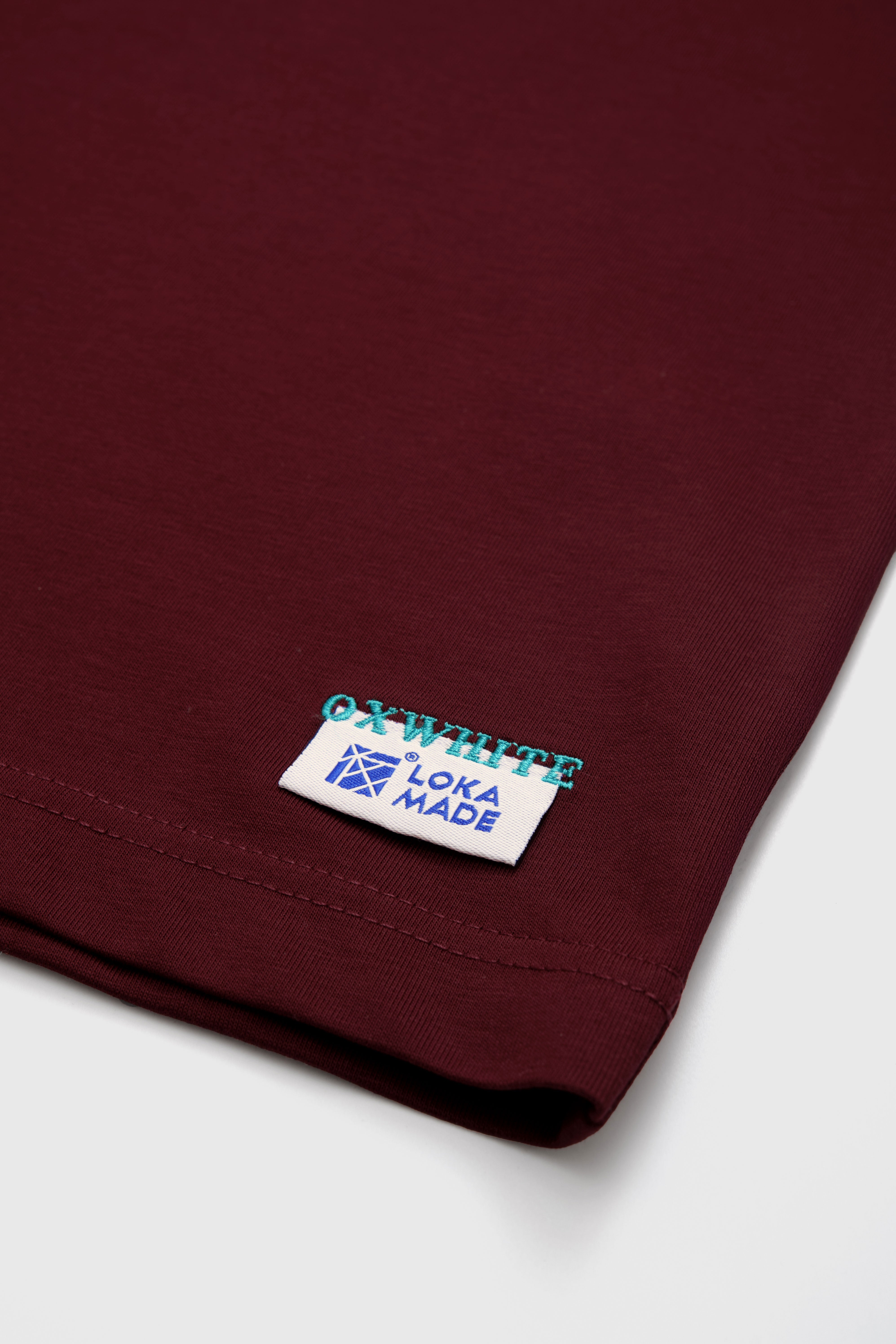 Oxwhite x Loka Made CNY Good Old Days Tee: The Nolstagia Pack (Burgundy)