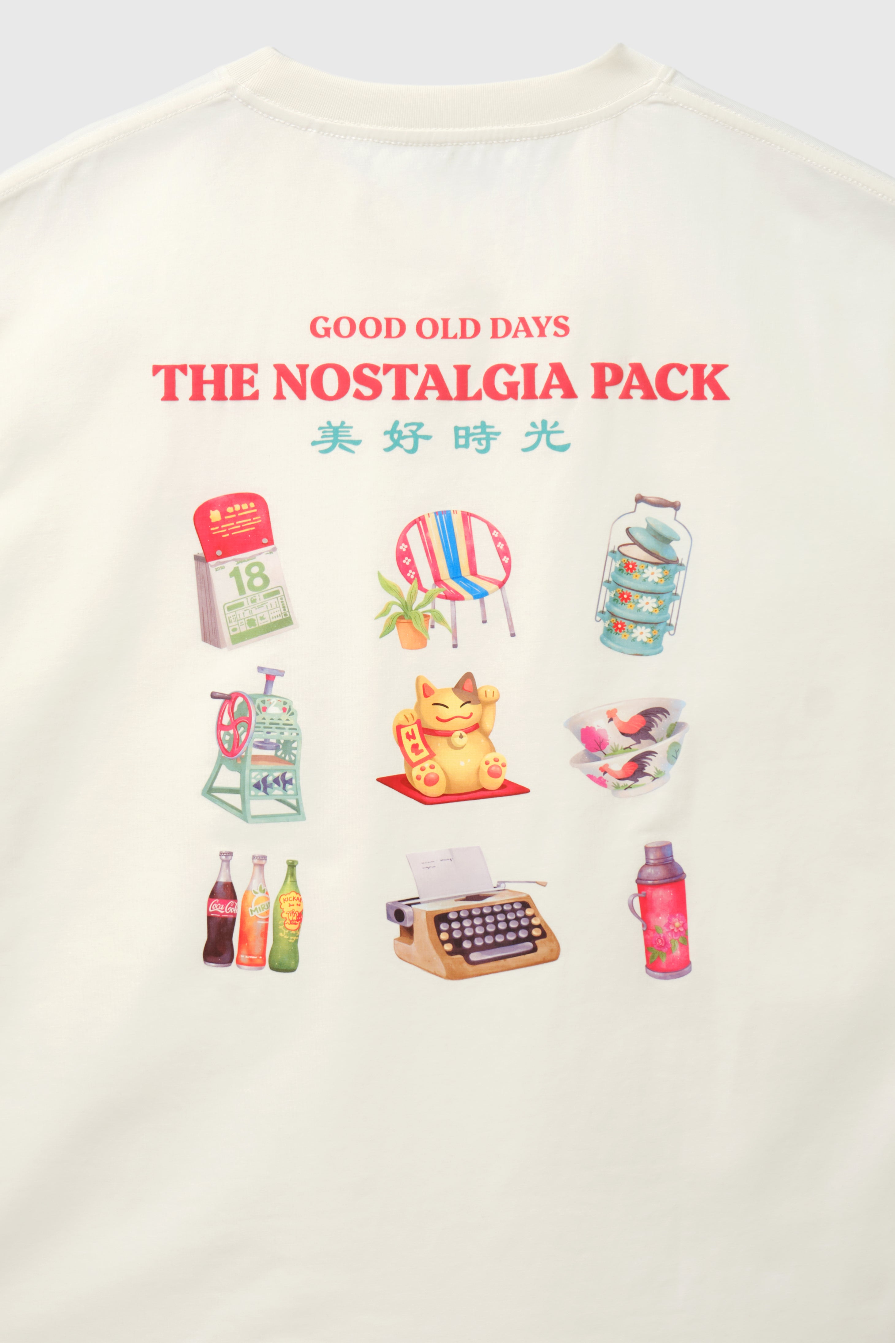 Oxwhite x Loka Made CNY Good Old Days Tee: The Nolstagia Pack (White)