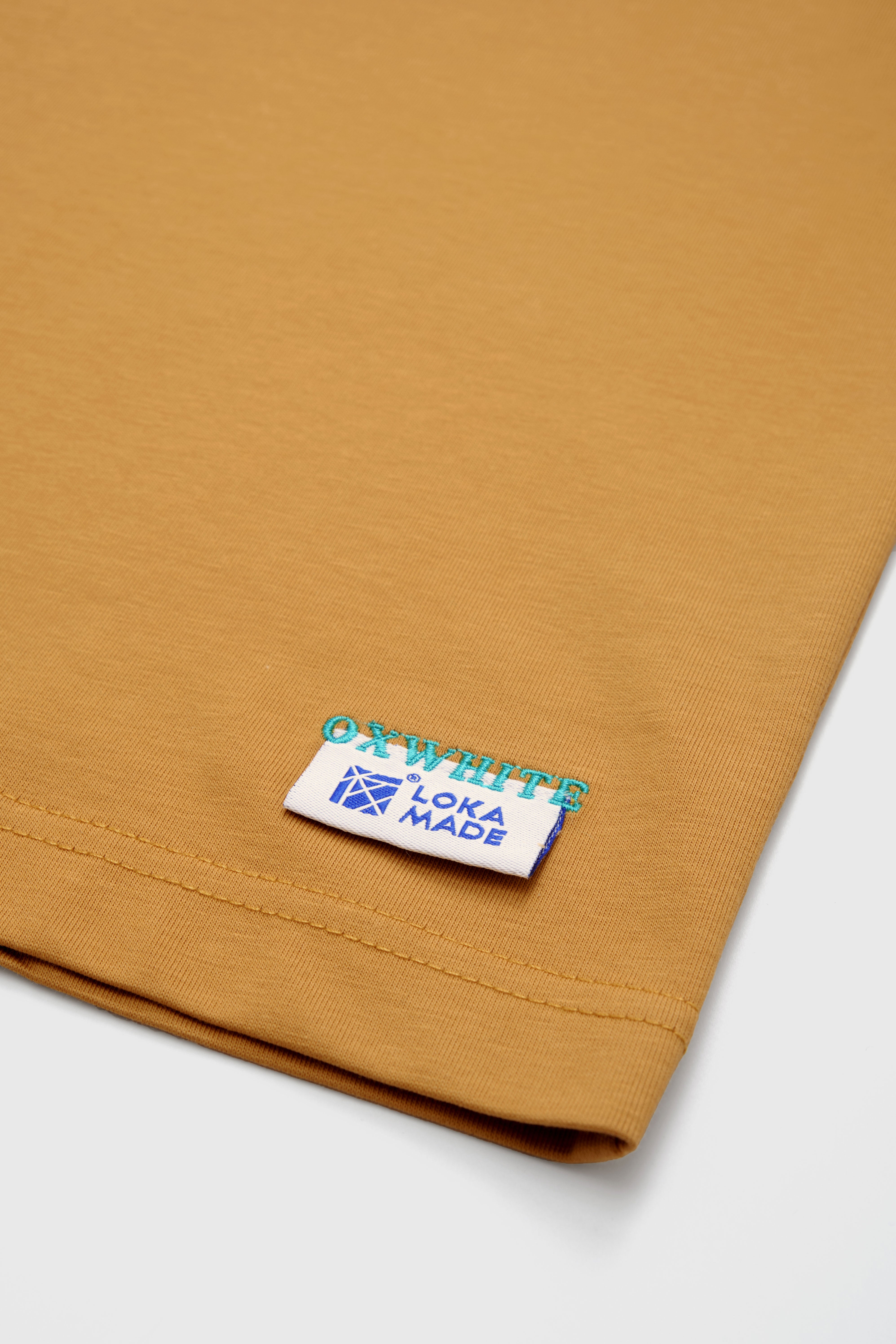 Oxwhite x Loka Made CNY Good Old Days Tee: The After School Pack (Mustard)