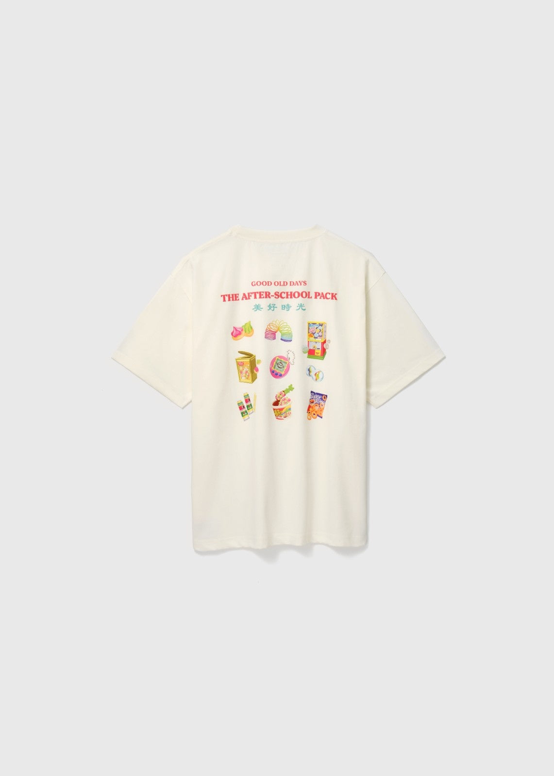 Oxwhite x Loka Made CNY Good Old Days Tee: The After School Pack (White)