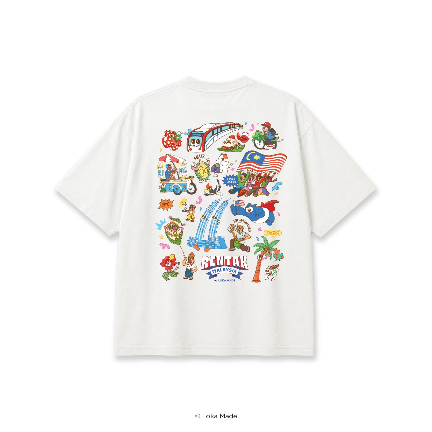 Rentak Malaysia: Loka Travel Malaysia (White Tee)