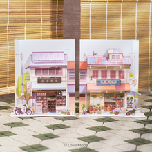 Load image into Gallery viewer, Pop Up Postcard: Old Book Store and Florist Shop
