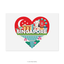 Load image into Gallery viewer, The Heart of Singapore - Singapore Postcard
