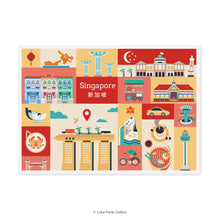 Load image into Gallery viewer, Buzzing Singapore - Singapore Postcard
