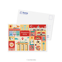 Load image into Gallery viewer, Buzzing Singapore - Singapore Postcard
