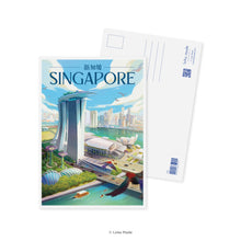 Load image into Gallery viewer, Lion City Vistas - Singapore Postcard
