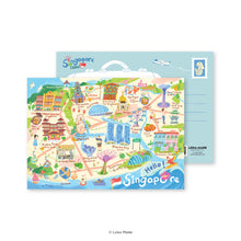 Load image into Gallery viewer, Doodle Land: Hello Singapore - Singapore Postcard
