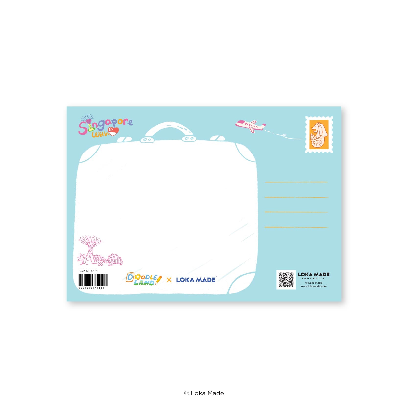 Doodle Land: To Do List - Singapore Postcard