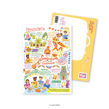 Load image into Gallery viewer, Doodle Land: Nice To Meet You - Singapore Postcard

